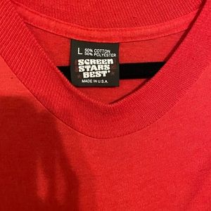 Vintage T Shirt Screen Stars Best Single Stitch Blank Long Sleeve Tee Shirt